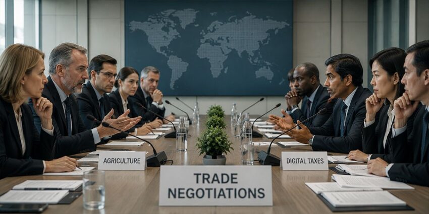Trade Talks Stall Over Agriculture and Digital Taxes