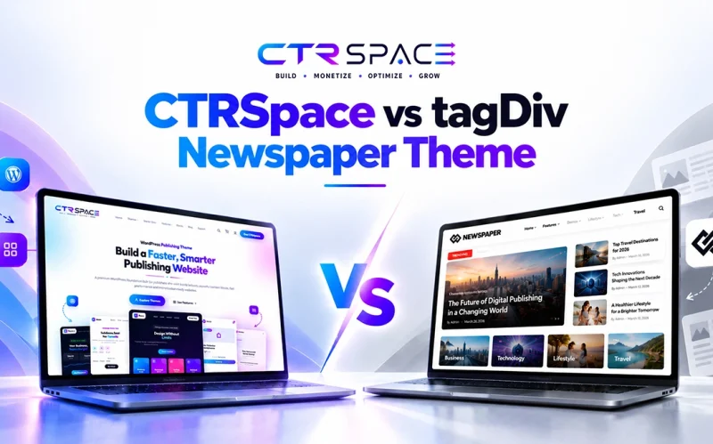 CTRSpace vs tagDiv Newspaper Theme: Which Is Better for Publishers in 2026?