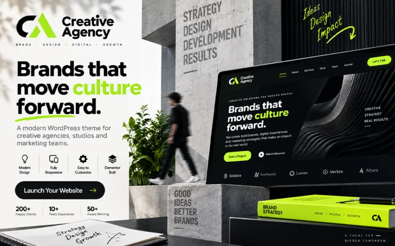 Creative Agency WordPress Theme