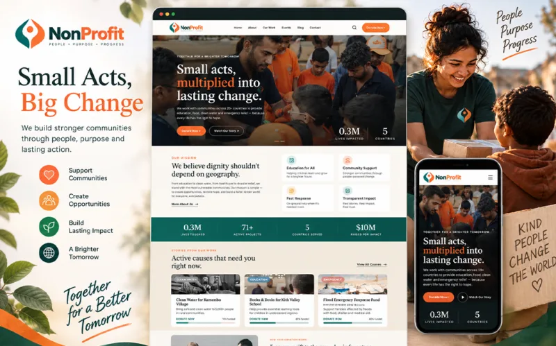Non-Profit WordPress Theme