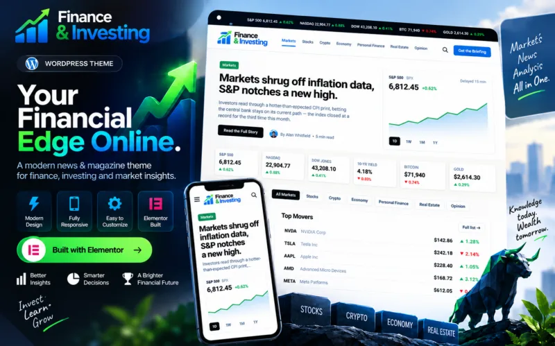 Finance & Investing Blog WordPress Theme