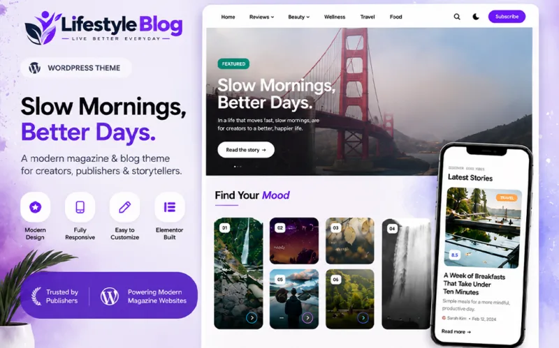Lifestyle Blog WordPress Theme